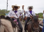 Una cabalgata para celebrar la tradición e identidad cultural de Santa Elena.