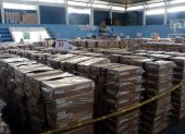 Material electoral que será distribuido para las elecciones judiciales 2024, en Santa Cruz, Bolivia.