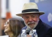 El presidente brasileño, Luiz Inácio Lula da Silva, habla durante una rueda de prensa en el Hospital Sirio Libanés este domingo 15 de diciembre, en São Paulo.