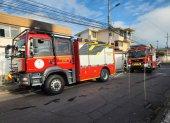Conocoto. El fuego, que comenzó en un dormitorio, afectó a una casa.