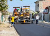 Obra. En el barrio Playas 2 culmina la primera etapa del asfaltado en calle.