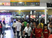 Ya se observa mucho movimiento en la Terminal Terrestre de Guayaquil