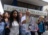 Días atrás, familiares y allegados de los cuatro menores desaparecidos realizaron un plantón frente a la Fiscalía del Guayas para exigir justicia a las autoridades.
