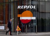 Empresa. La marca de la petrolera Repsol.