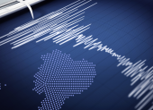 Sismos en Ecuador la noche del 6 de enero.