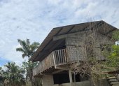 En este espacio de la vivienda de construcción mixta, las víctimas del secuestro estaban encadenadas. Moisés Camba (foto) fue procesado por este hecho.