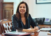 Cynthia Gellibert se desempeñaba hasta hace menos de una semana como secretaria de la Administración Pública.