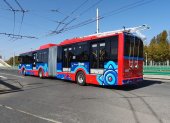 Así será uno de los nuevos buses articulados que tendrá el sistema Trolebús de Quito.