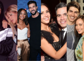 L-Gante y Wanda Nara, Rachel lindsay y Bryan Abasolo, Jessica Alba y Cash Warren, y Courtney Ford y Brandon Routh.