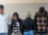 La Policía detuvo a cuatro personas, entre ellas un menor de edad quienes serían integrantes del Grupo de Acción Organizada (GAO) conocido como "Tiguerones"