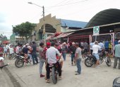 Comerciantes del Mercado cerraron sus puertas después del asesinato.