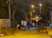 La Policía llegó a la escena del crimen. Entre los habitantes predominaba el miedo.