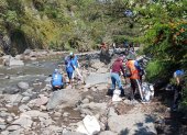 En 2024 se hicieron siete mingas de limpieza en el río San Pedro.