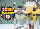 Barcelona sc en su pretemporada 2025.