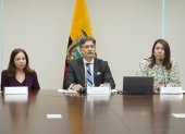 Laura Flores (d) fue delegada por la Asamblea Nacional para integrar la Comisión Calificadora de selección de los jueces de la Corte Constitucional.