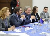 Protocolo. La Misión de Observación Electoral de la Unión Europea se reunió el último martes con las autoridades del Consejo Nacional Electoral.