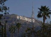 El letrero de Hollywood antes de los incendios forestales
