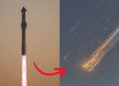 La nave espacial SpaceX, Starship, quedó destruida tras el lanzamiento y el cohete fue atrapado con éxito