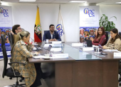 En una reunión del Consejo de Participación Ciudadana y Control Social, del 8 de enero del 2025.