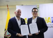 Protocolo. La firrma del acuerdo se dio en la ciudad de Quito.
