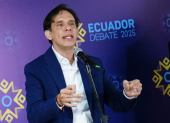 Pedro Granja, candidato del Partido Socialista Ecuatoriano, dijo que hay que hablar por ejemplo de la crisis eléctrica.