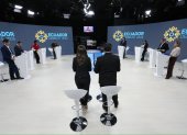 El CNE organizó el debate presidencial en primera vuelta.