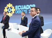 Daniel Noboa en el debate presidencial del 19 de enero de 2025