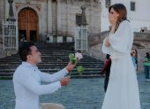 ""El Champ" le pidió matrimonio a su novia en junio de 2024.