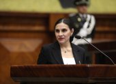 La vicepresidenta Verónica Abad se dirigió al Pleno.
