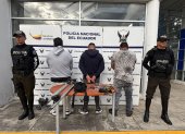 Detenidos. Los sospechosos intentaron huir cuando notaron la presencia policial.