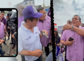 Incidente. El asambleísta protagonizó una discusión con uniformados de la Policía Nacional.