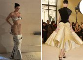 Diseños de Daniel Roseberry en Paris Fashion Week