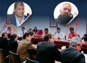 La inédita foto de Rafael Correa y Leandro Norero.