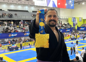 Ricardo Romero fue campeón de la categoría cinturón violeta master 2.