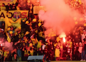 La hinchada de Barcelona SC, como siempre, será protagonista en la Noche Amarilla.