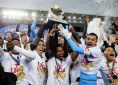 La plantilla de Liga de Quito, encabezada por Pablo Sánchez, buscará conquistar la Supercopa Ecuador 2025