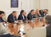 Gustavo Petro televisó un consejo de ministros en la Casa de Nariño.