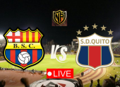 Barcelona SC enfrenta a Deportivo Quito en la Noche Amarilla 2025.