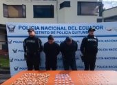 Un operativo en La Ecuatoriana, en el sur de Quito, dejó dos aprehendidos.
