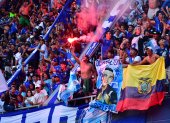 Los hinchas del equipo eléctrico llegaron a poner el color a las gradas del Capwell.