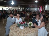 Este 14 de febrero se desarrolló un matrimonio colectivo en el sur de Guayaquil