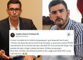 El alcalde de Guayaquil se refirió a Guschmer en su cuenta de X