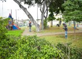 El parque principal de la Pradera 2 fue atendido por las autoridades