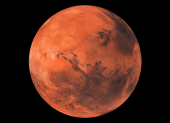 Marte, planeta con bajas temperaturas.