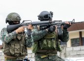 Fotografía de archivo de un operativo militar en Ecuador.
