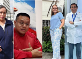 Mónica Barragán, Paúl Paredes, Francisca Pin y Stenio Cevallos enfrentaron al COVID-19.