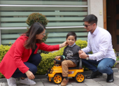 Gabriel, según sus padres, Luis y Verónica, fue un niño buscado más de cuatro años, antes del confinamiento por la COVID-19.