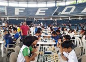 Las partidas de ajedrez se disputaron en el coliseo Voltaire Paladines Polo.
