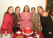 Giselle Rosero, Norma Núñez de Ahmed, Luz María Bocca, Isabel Ugarte y María Fernanda Albán.