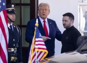 Trump mantuvo una tensa reunión con su homólogo de Ucrania.